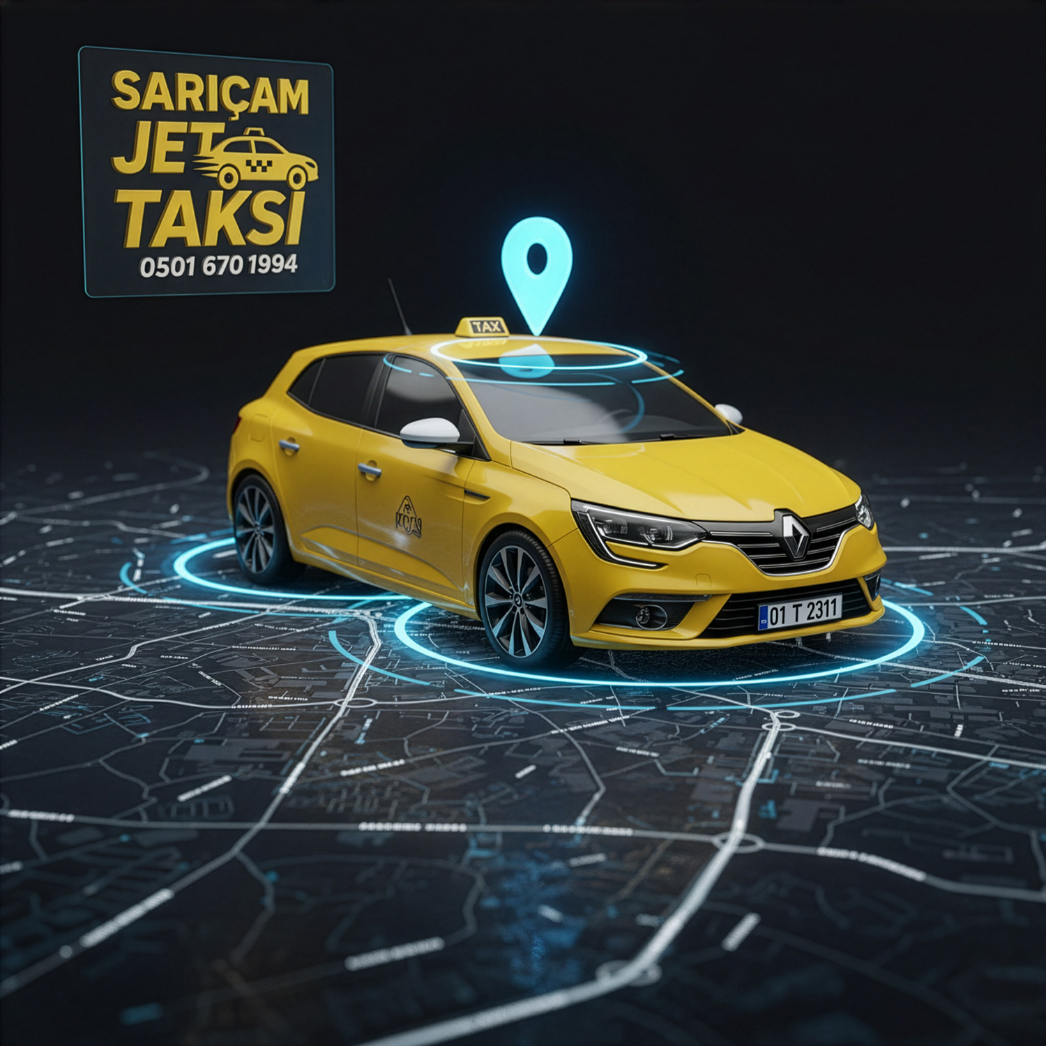 En Yakin Taksi Saricam - Jet Taksi