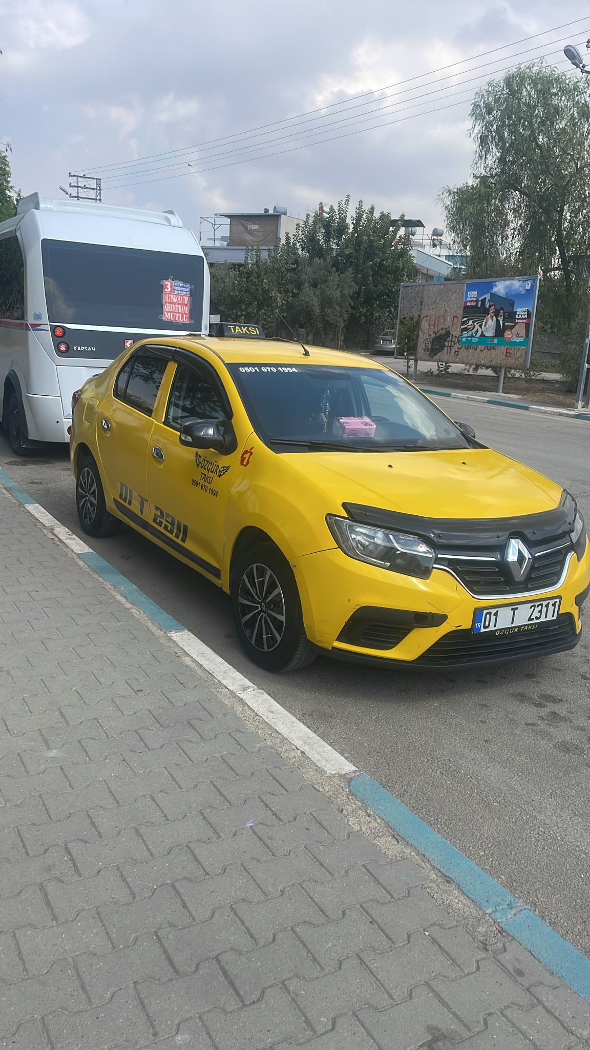 Sarıçam Şahintepe Taksi - Taksi Durağı